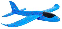 Samolot styropianowy niebieski