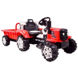 traktor na akumulator z przyczepą, miękkie siedzenie,/hsd6601