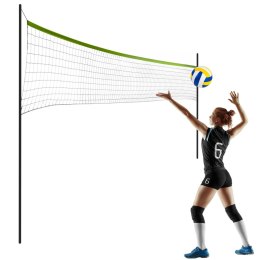 Siatka i stelaż do gry w siatkówkę i badmintona 570 cm