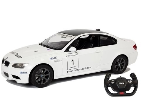 Auto R/C BMW M3 Rastar 1:14 Biały na Pilota Auto R/C BMW M3 Rastar 1:14 Biały na Pilota