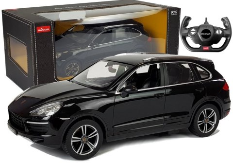 Auto R/C Porsche Cayenne Turbo Rastar 1:14 Czarne na Pilota