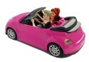 lalka  Lalki z Samochodem Auto Coupe Dźwięk i Światła 43 cm Różowy typu barbie