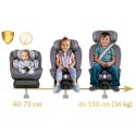 Fotelik samochodowy Nukido Prestige Line szary 0-36 kg ISOFIX