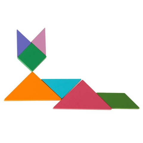 Książeczka magnetyczna układanka klocki 3D tangram