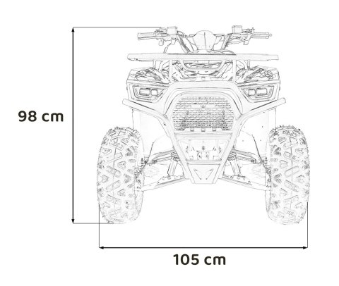 Pojazd Quad Spalinowy 120CC DISCOVERER Czarny