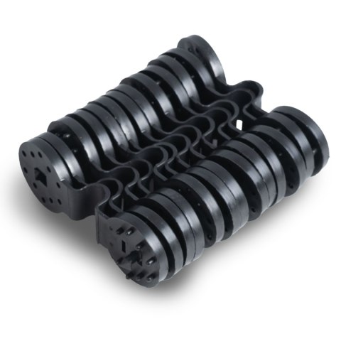 Siatka cieniująca 1,5x50m 140g/m2 + 50 zacisków szara