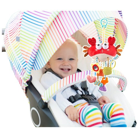 Zabawka Sensoryczna Zawieszka Do Łóżeczka Krab 9w1