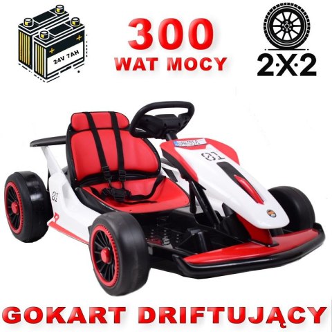 SZYBKI DRIFTUJĄCY GOKART NA AKUMULATOR 24 V 300W/HL3888 SZYBKI DRIFTUJĄCY GOKART NA AKUMULATOR 24 V 300W/HL3888