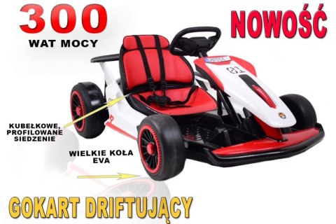 SZYBKI DRIFTUJĄCY GOKART NA AKUMULATOR 24 V 300W/HL3888 SZYBKI DRIFTUJĄCY GOKART NA AKUMULATOR 24 V 300W/HL3888