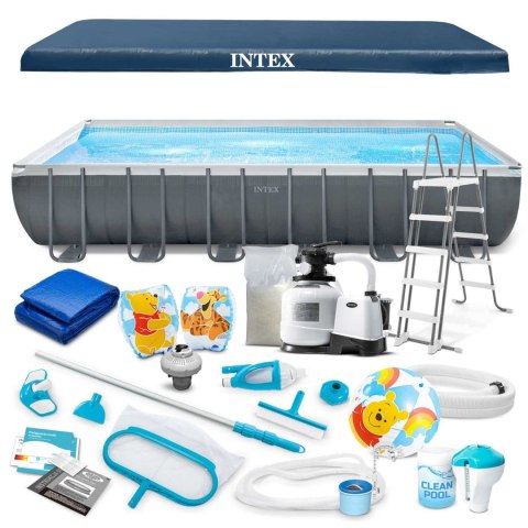Basen ogrodowy stelażowy 732 x 366 x 132 cm 21w1 INTEX 26364 Basen ogrodowy stelażowy 732 x 366 x 132 cm 21w1 INTEX 26364