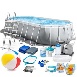 Basen prostokątny 610x305x122cm 18w1 Intex 26798