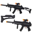 Karabin Maszynowy Zabawkowy Światła Dźwięki Czarny 62cm