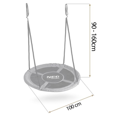 Huśtawka bocianie gniazdo Neo-Sport Swingo 100 cm