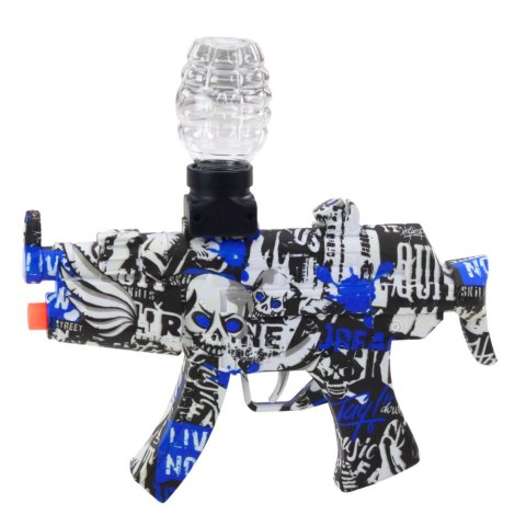 Pistolet Elektryczny Na Kulki Wodne Grafitti Biało Niebieski