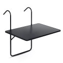 Wytrzymały stolik balkonowy 60x43cm składany Sofotel SO-982 czarny