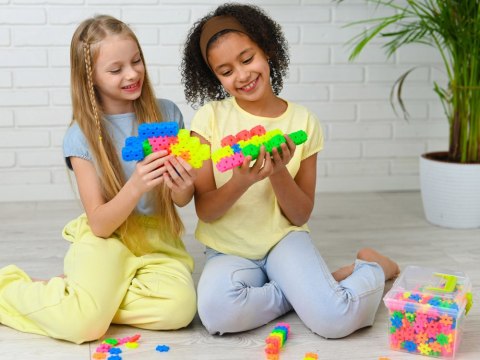 Klocki WAFLE MEli Basic Neon Travel Box 250 50090 ZA5665