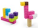Kolorowe Klocki Cube Pink Meli 100elementów ZA5667