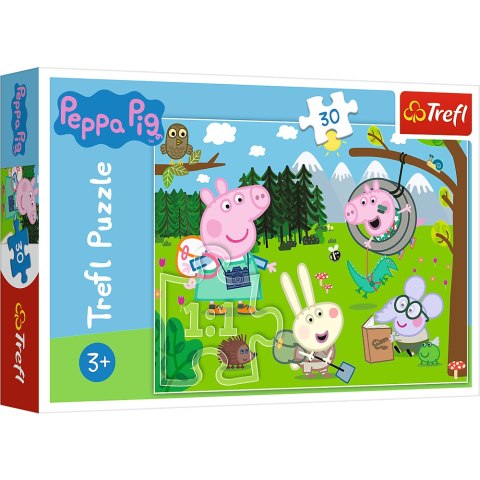 Puzzle - 30 - Leśna wyprawa - Peppa Pig - 18245