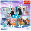 Puzzle - 4w1 (12, 15, 20, 24) - Niezwykły świat Frozen - Disney Frozen 2 - 34381