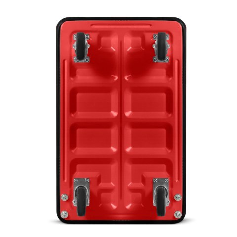 Wózek transportowy platformowy HM-506 czarno-czerwony