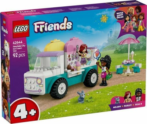 LEGO 42644 FRIENDS Furgonetka z lodami w mieście Heartlake