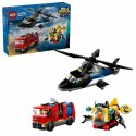 LEGO 60462 CITY Zestaw z helikopterem, wozem strażackim i łodzią podwodną