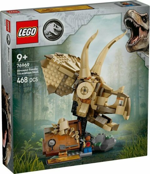 LEGO 76969 JURASSIC WORLD Szkielety dinozaurów: czaszka triceratopsa
