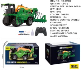 Kombajn R/C 1:24 Zielony z Funkcją Dymu