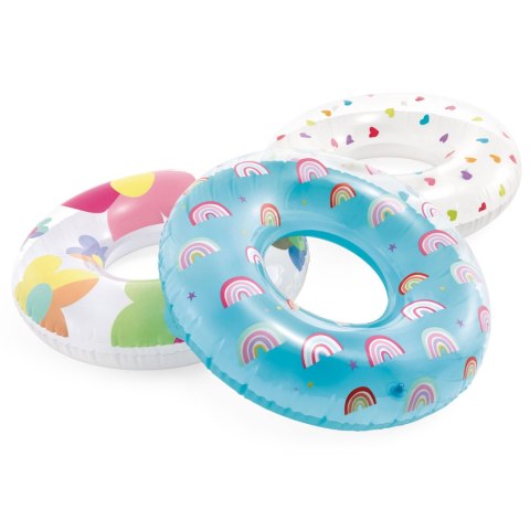 Koło do pływania serca 81 cm INTEX 59259