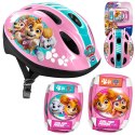 Regulowany zestaw ochronny S Kask + ochraniacze Psi Patrol RÓŻOWY SP0853