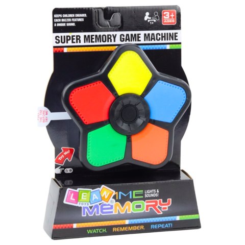Elektroniczna Gra Logiczna Memory Gwiazdka Zręcznościowa Światła Dźwięki