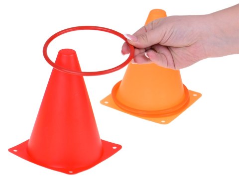 Gra Zręcznościowa Ruchowa Pachołki Obręcze Woreczki dla Dzieci SP0823