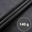 Siatka cieniująca 1,2x25m 140g/m2 + 50 zacisków szara