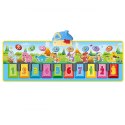 WOOPIE Mata Muzyczna XXL Dinusie 2w1 Pianinko 8 Melodii 110cm