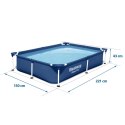 Basen prostokątny stelażowy 221x150x43 cm Bestway 56401N