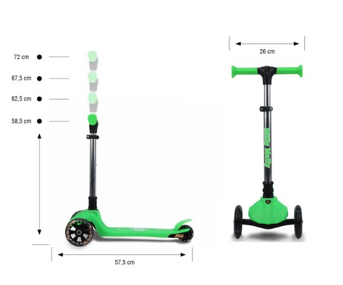 Milly Mally Scooter Jelly Green