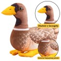 Pluszowa Maskotka Przytulanka Kaczka Brązowo Żółta 28cm