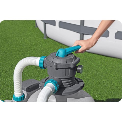 Pompa piaskowa 11355 L/h + Piasek 50kg Bestway