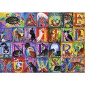 Puzzle - 500 - Koci alfabet Trefl 37527