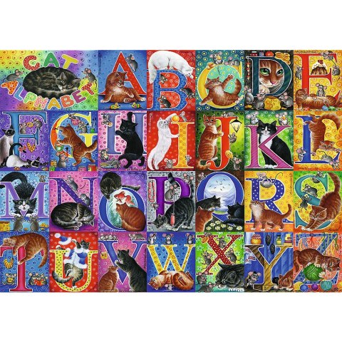 Puzzle - 500 - Koci alfabet Trefl 37527