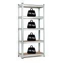 Regał magazynowy 180x90x40 cm stal galwanizowana 5 półek 875 kg ModernHome