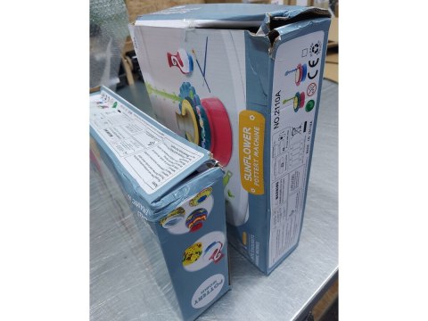 Koło Garncarskie - Mały Artysta - farbki, masa, koło, narzędzia Przecena 1