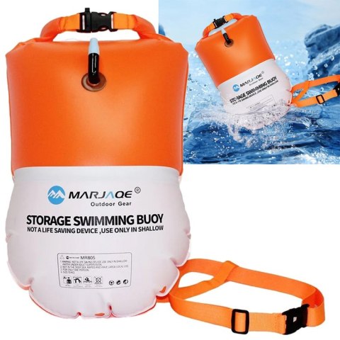Dmuchana Bojka Asekuracyjna do Pływania Suchy Dry Bag 10L SP0827