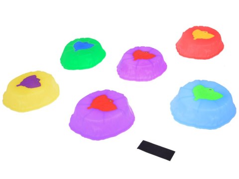 Świecąca ścieżka sensoryczna - kamienie do treningu równowagi 6 szt.