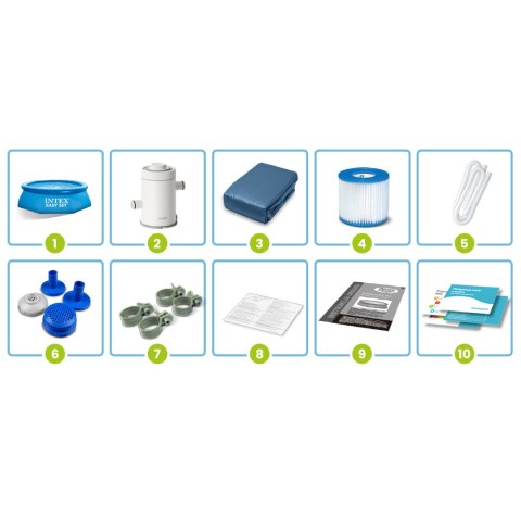 Basen ogrodowy rozporowy 305 x 76 cm 4w1 INTEX 28122