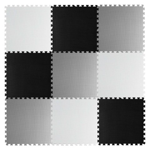 Duża mata piankowe puzzle szachownica Ricokids 180x180cm 9szt