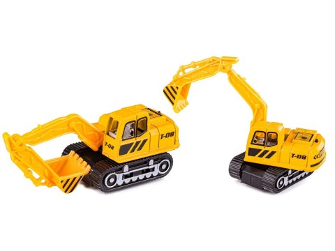 Metalowe Pojazdy Budowlane, Auta, Resoraki 5 Sztuk Zestaw Przecena 2