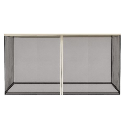 Moskitiera do pawilonu ogrodowego 3x4 m siatka z zamkami błyskawicznymi MultiGarden