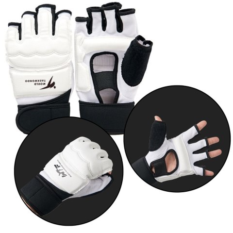 Rękawiczki Sportowe Do Takewondo Etui Białe Rozmiar XS