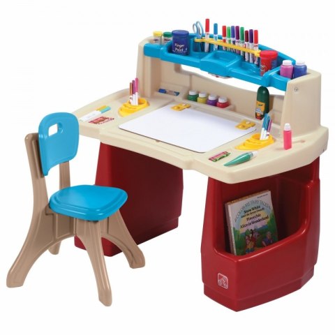 Step2 Biurko z Krzesełkiem Kącik plastyczny edukacyjny Delux